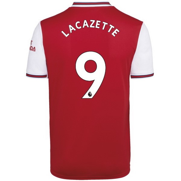 Trikot Arsenal NO.9 Lacazette Heim 2019-20 Rote Fussballtrikots Günstig